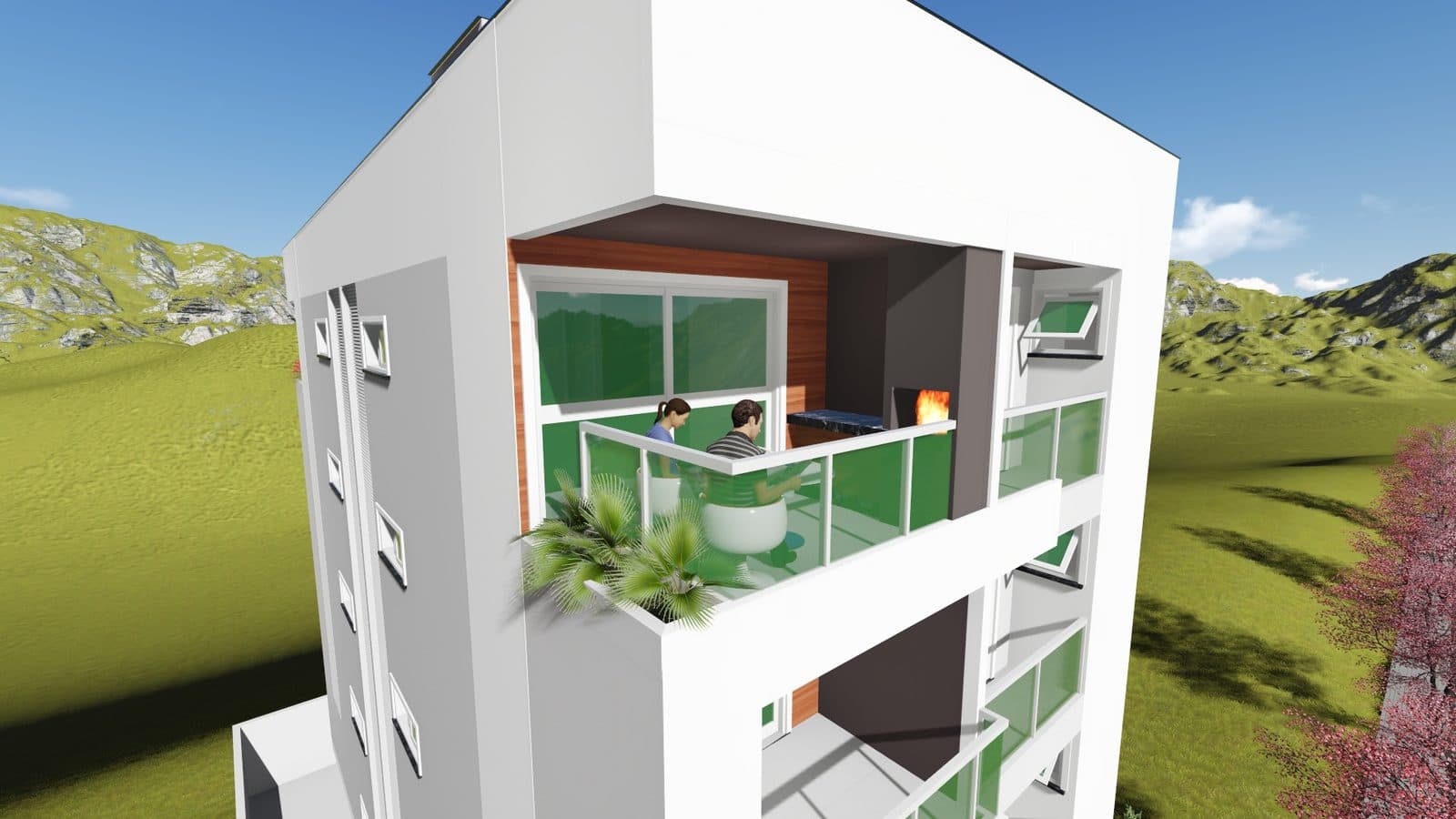 Edifício Tower residêncial 6 pav.  - Pouso Alegre MG. 3