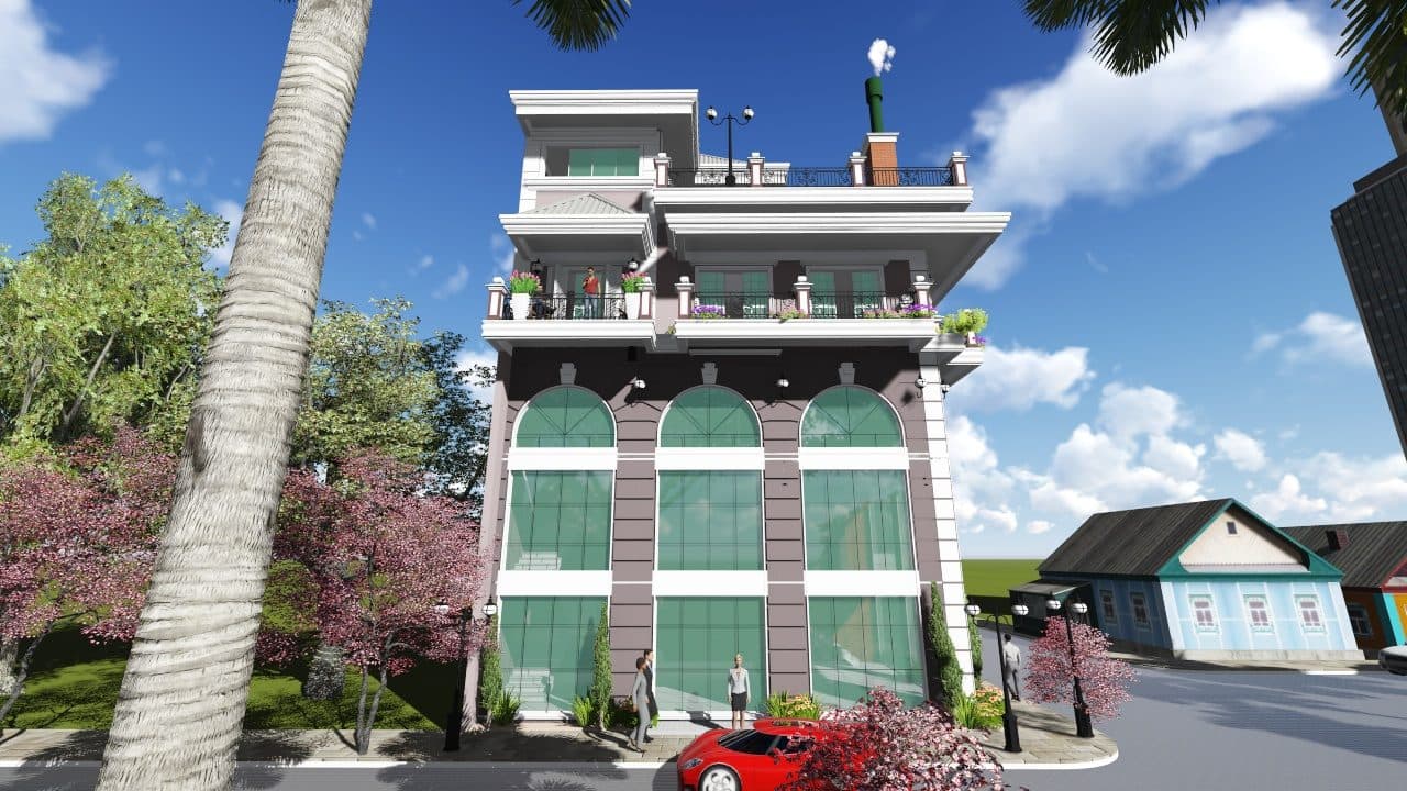 Edifício classico Nordico. - Borda da Mata MG. 7