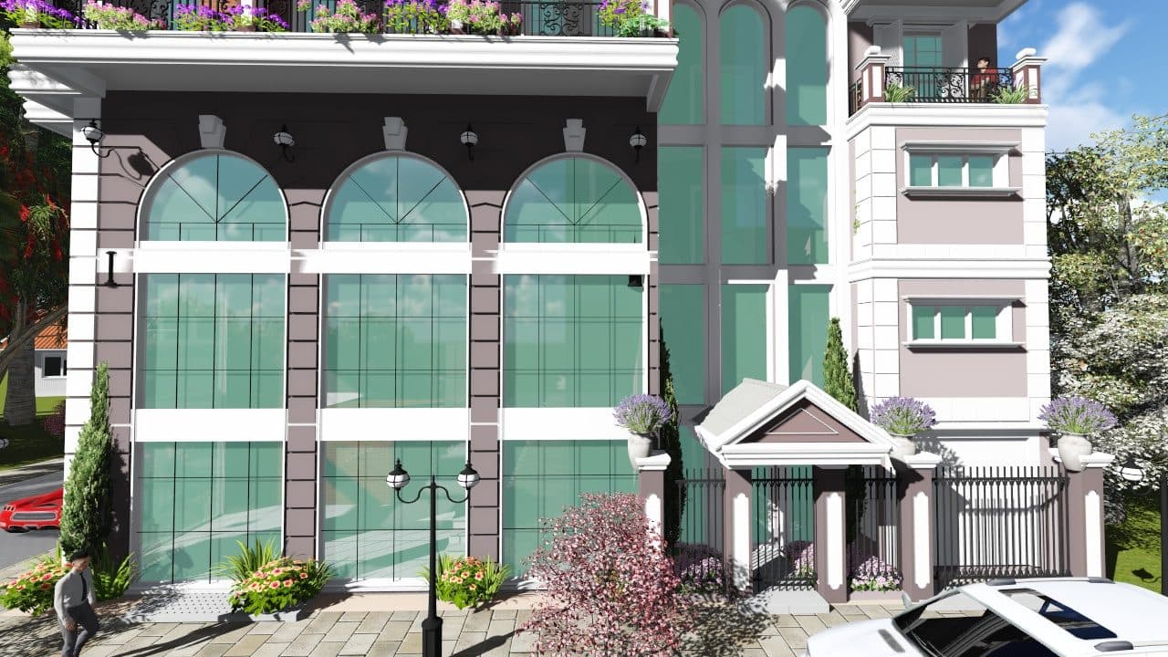 Edifício classico Nordico. - Borda da Mata MG. 11