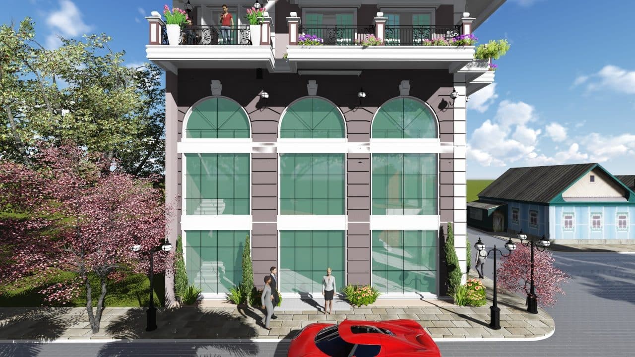 Edifício classico Nordico. - Borda da Mata MG. 12